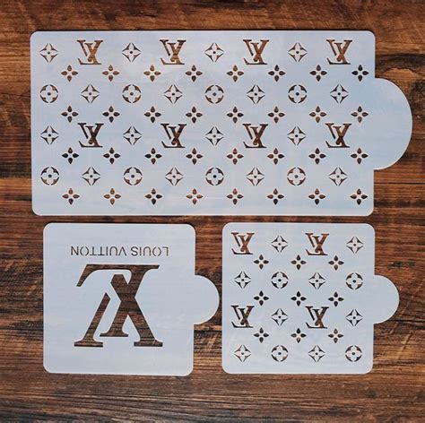 lv sticker stencil|lv stencils for painting.